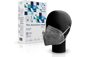 The Adventure Mask FFP3 Face Masks with Ear Loops | 5 Layer Filtration Protection CE Certified | Box of 10