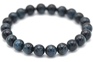 Miracles Minéraux Bracelet perle ronde 8 mm, pierre naturelle, création artisanale française, plus de 80 choix