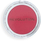 Revolution Blusher Reloaded, Vibe Check Mauve | Powder Free Powder Blush with Matte Finish, Rich and Modulable Pigmentation,