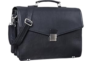 STILORD 'Morpheus' Aktentasche Leder Groß Herren XXL Businesstasche riesige Lehrertasche mit Laptopfach Dokumententasche mit Schloss Umhängetasche Echtleder