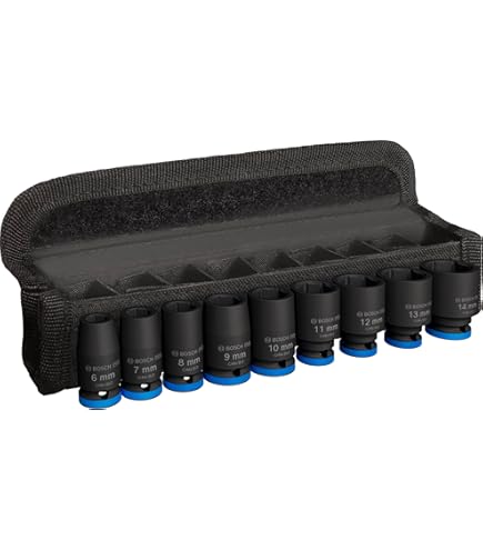 Set Bussole Magnetiche Bosch 6 Pezzi - &Oslash; 6-13 Mm | Per Trapani E Avvitamenti