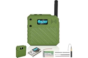 MESHNOLOGY ESP32 LoRa V3 Development Board + 3.7V 3000mAh Battery + Custom Case Set - with 863-928MHz Meshtastic Antenna and SMA Antenna Surport WiFi Bluetooth LoRa V3 Devices for AR duino LoRawan IOT N33 Green