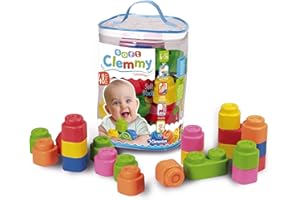 Clementoni - 17134 - Sac Souple Clemmy 9 mois to 3 ans - 48 pièces