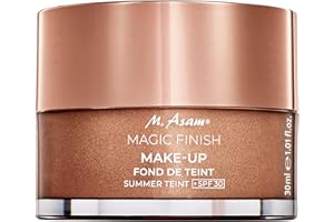 M. Asam Magic Finish Summer Teint Make-Up Mousse (1.01 Fl Oz) – 4in1 Primer, Foundation, Concealer & Powder With Buildable Coverage, Hides Redness And Dark Spots, Vegan, For Medium To Deep Skin Tones