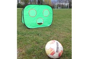 BRIGAMO Mini porta da calcio e pallone da calcio 2 in 1 di alta qualità, accessorio ideale per l'allenamento di calcio