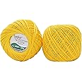 HUNNY- BUNCH® Premium Anchor Mercerised Knitting Crochet Cotton Thread Yarn Balls for Knitting, Weaving, Embroidery, DIY and Craft Making (Art. 4057) 50G - Pack of 1 (291)