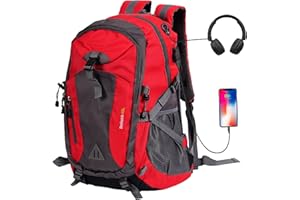 Alitifiy 40L Hiking Backpack, Hiking Rucksack Durable Waterproof Travel Bag Outdoor Sports Camping Cycling Skiing Daypack Climbing Trekking Mountaineering Gifts for Men Women