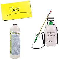Nanoprotect Grünbelagentferner Konzentrat | 1 kg + Drucksprüher für bis zu 200 m² | Ohne Hochdruckreiniger stark gegen…