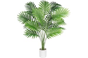 DETENE Piante Finte da Interno Grande 75cm Pianta Artificiale Palma in Vaso Pianta Finta Realistica per Soggiorno, Ufficio, Giardino, Balcone, Decorazione