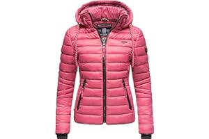 Navahoo Damen leichte Übergangsjacke Steppjacke mit Kapuze Lulana XS-XXL