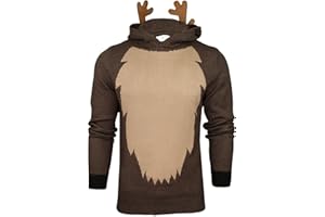 Xact Men's Novelty Hooded Christmas Jumper
