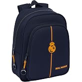 Safta Real Madrid 2nd Team 24/25 &ndash; Children's School Backpack, Ideal for Children of Different Ages, Comfortable and Versatil