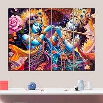 JB Creations Radha Krishna Painting Wall Decorative For Home ...