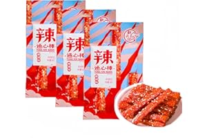 MKSDDF-Latiao 68g*3 Packung Würzige Streifen Chinesische Klassische Snacks, Vegetarische Snacks, Lässige Snacks Würzige Snacks Latio (Normal scharf*3er Pack)