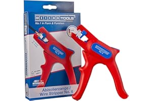 WEICON TOOLS Pince à dénuder automatique No. 6, Dénudeur pour câbles de 0,2-6 mm², jusqu’à 1 000 volts, Fabriqué en Allemagne