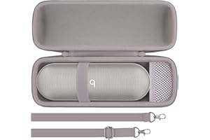 co2CREA Duro Viajar Caja Estuche Funda para Beats Pill Altavoz inalámbrico Bluetooth Micrófono Incorporado(Funda Solo)