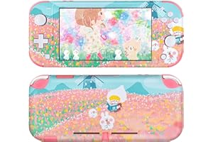 DLseego Compatibile con Switch Lite Skin, Pretty Pattern Full Wrap Skin Pellicola Protettiva Adesivo Compatibile con Nintendo Switch Lite, Prato dei Sogni