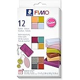 Staedtler Fimo 8023 C12-5 MP Fimo Soft Modelleme Kili Moda Renkler (25 gr X 24 Blok)