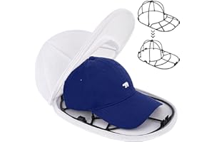 Acsatont Rondella per Cappelli da Baseball, Gabbia per Lavatrice per Cappellini da Baseball, Supporto Protettore e Modellatore per Cappelli da Baseball con Telaio per Il Lavaggio