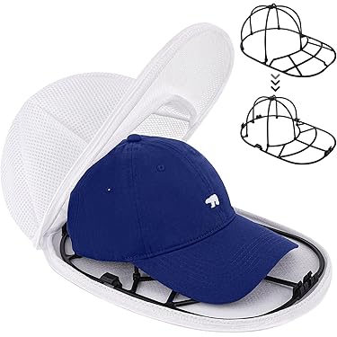 Cage De Lavage Pour Casquette De Baseball - Support Pliable Pour Machine à Laver (28,5x19,5x10 Cm)