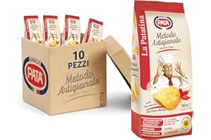 PATA | Patatine Gusto Peperoncino Metodo Artigianale, Senza Glutine, Con Olio di Semi di Girasole Alto Oleico, con Aromi Naturali, 10x150g