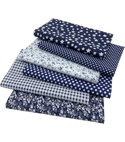 Lot De 3 Tissus En Coton De 0,5 M, 148 Cm, Largeur : 148 Cm, Largeur : 100 % Coton, 3,5 M, Matériau Au Choix, Plusieurs Couleurs Pour Patchwork (tons Gris/marron