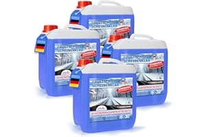 FASTX LIQUIDSOLUTIONS FAST X Scheibenfrostschutz/Scheibenwischwasser für Auto/LKW– 5 Liter Kanister– Winter und Sommer – Schutz bis -30°C (5 Liter) (4x5 Liter)