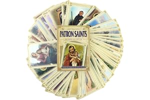 Needzo Patron Saint devotion-kortset, Lär dig helgonen Flashcard däck, Great Sunday School Learning Toolol, 2,5 x 3,5 tum, 52 kort ingår