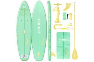 HUIIKE Stand Up Paddle Board 10'6", 11'6" eller 12'6" Touring med Tillbehör