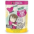 Weruva B.F.F. Play - Best Feline Friend Pate Lovers Aw Yeah! Grain-Free Natural Wet Cat Food Pouches 3oz Pouch (Pack of 12) 4939