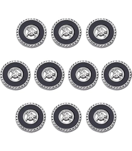 10 Set Bottoni A Pressione In Metallo Antiruggine 25 Mm, Chiusure A Scatto Per Cucito, Ottone