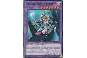 LEDD-DEA36 - Dunkles Magier-Mädchen, die Drachenritterin - Common - 1. Auflage - DEUTSCH - Legendary Dragon Decks - mit LMS Trading Fieldcenter-Karte Yugioh