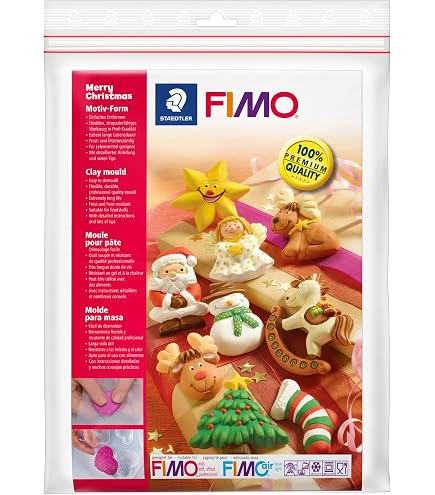 STAEDTLER Motiv-Form Muscheln Für Fimo – Lebensmittelkompatibel, Frost- & Hitzebeständig