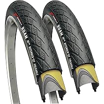 E-Bike Reifen Fincci Rennrad Reifen 28 Zoll 700x25c Faltreifen Paar  1mm  Pannenschutz, 60 TPI, Slick Fr Gravel, E-Bike, Tourenrad
