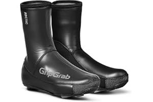 GripGrab Arctic 2 Road Cycling Overshoes Winter Thermal Fleece Lined Cold Weather Waterproof Neoprene Shoe Covers Warm