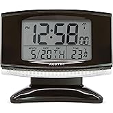 Acctim 71207 Acura Smartlite® Radio Controlled Alarm Clock, Black