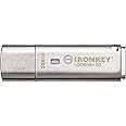 Kingston IronKey Locker+ 50 USB Flash Drive XTS-AES Encrypted for Data Protection with Automatic USBtoCloud Back Up-IKLP50/256GB