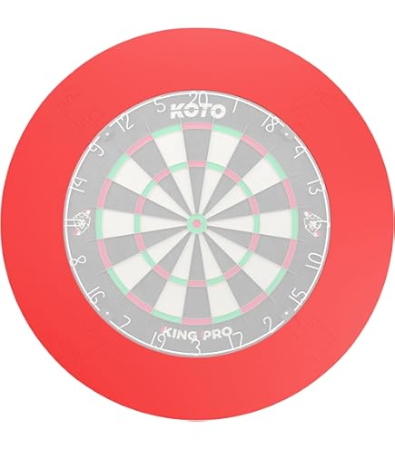 Unicorn Bordo per Bersaglio per Bersaglio | Professionale Slimline | Plastica Eva Stampata a iniezione ad Alta densità | Nessun Fissaggio richiesto | Rosso