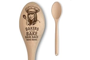 The Laser Factory Swiftie Baking Party Gift – Cuillère en bois gravée inspirée de Tay Lor – Décoration de boulangerie – Cadeau de pâtisserie amusant pour filles et garçons – Objet de collection fantai
