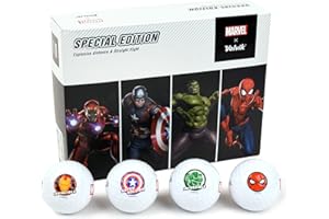 Volvik x Marvel Special Edition 3-Piece White Golf Balls 12pcs