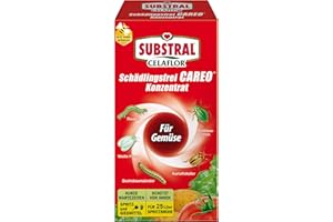 Substral Celaflor Schädlingsfrei Careo Konzentrat Gemüse, gegen Blattläuse, Weiße Fliege, Buchsbaumzünsler, 250ml