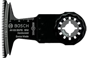 Bosch Accessories 5x Hojas de sierra inmersión BIM AII 65 BSPB (para madera dura, 40 x mm, accesorios Multiherramienta)