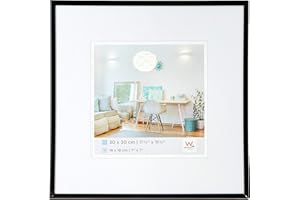 walther Design Picture Frame Black 30 x 30 cm New Lifestyle Plastic Frame KV330B