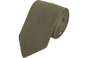 WANYING Uomo 7cm 2,75" Cravatta Ristretto Lavorata a Maglia Skinny Stretta Sottile Cravatta a Maglia Stile Retrò Vintage Sporty Casual Business Da lavoro Basic per Gentlemen