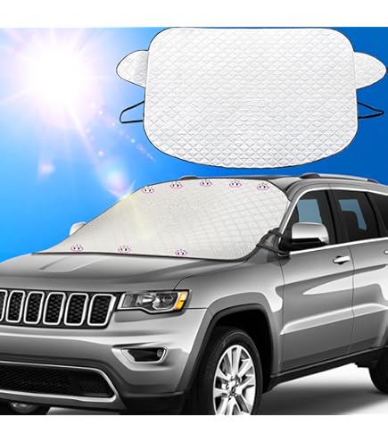 Pare-Brise-Soleil Couverture 6PCS Pare Soleil De Voiture Bloque Les Rayons UV Protector Réflecteur Solaire Avant Ou Arrière Pour Soleil UV Anti-Neige Givre Pour SUV La Plupart Des Véhicules-Fei Yu