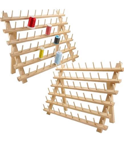 40 Clip Per Bobine In Silicone Colorate - Fermagli Per Filo Da Cucito, Riutilizzabili, Antisvolazzo, 4 Colori (Giallo, Rosso, Blu, Verde) - 2
