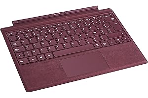 Microsoft Clavier Type Cover pour Surface Pro - compatible Surface Pro 3/4/5/6/7/7+ - Clavier AZERTY français - Bordeaux