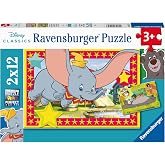 Ravensburger &ccedil;ocuk yapbozu 05575 - Macera &ccedil;ağırıyor! - 2 x 12 par&ccedil;a Disney yapbozu, 3 yaşından b&uuml;y&uuml;k &ccedil;ocuklar i&ccedil;in