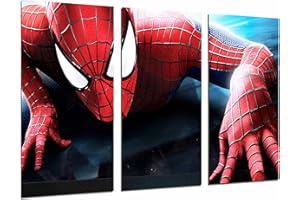 CUADROS CÁMARA Tableau Moderne Photographique, Impression sur bois, Spiderman, super-héros, spiderman, 97 x 62 cm, ref. 26566