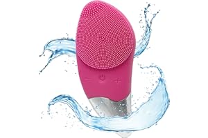 DK DAKOSTA Cepillo Limpieza Facial Silicona Masajeador Eléctrico Impermeable IPX7 Recargable USB Exfoliante Todo Tipo de Piel Tecnologia Sonica.